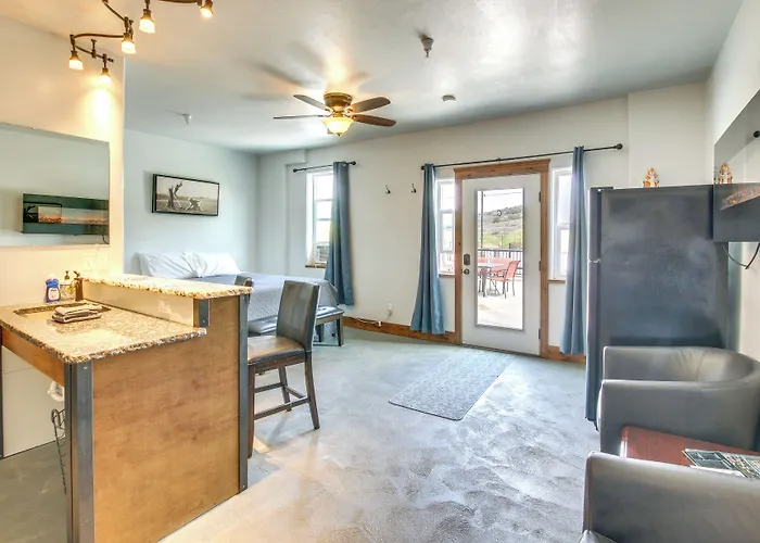 Lava Hot Springs Studio W/ Deck: Walk To Hot Pools